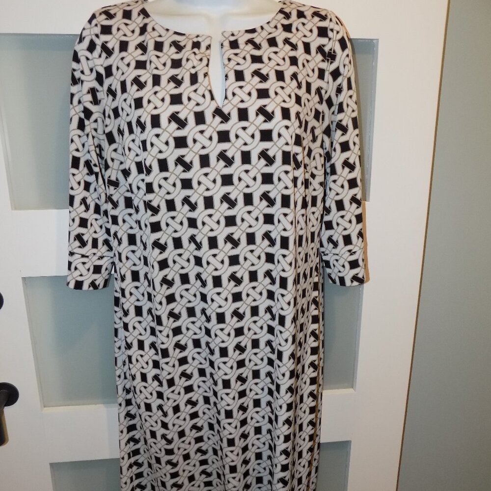 Laundry By Design Chain Link Print Multi-Color Sh… - image 1